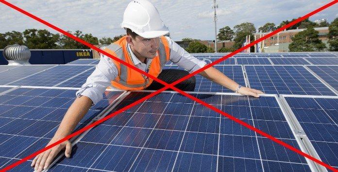 Contra energia solar fotovoltaica