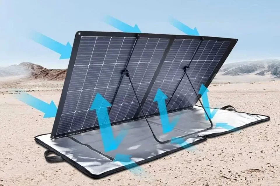 Painel Solar Fotovoltaico de dupla face dobrável da Allpowers