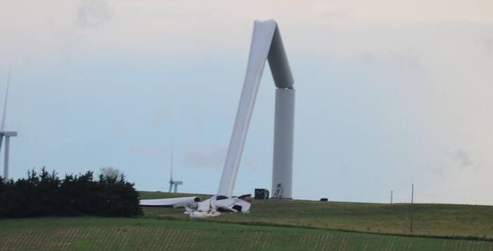 Queda Turbina Eólica GE - Upstream Energy