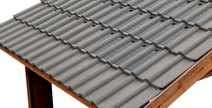 Tégula Solar - Telha fotovoltaica de betão